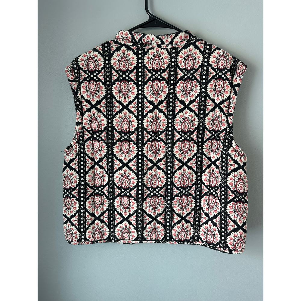 Old Navy Women’s Multi Colored Quilted Vest Size Large - Picture 7 of 10
